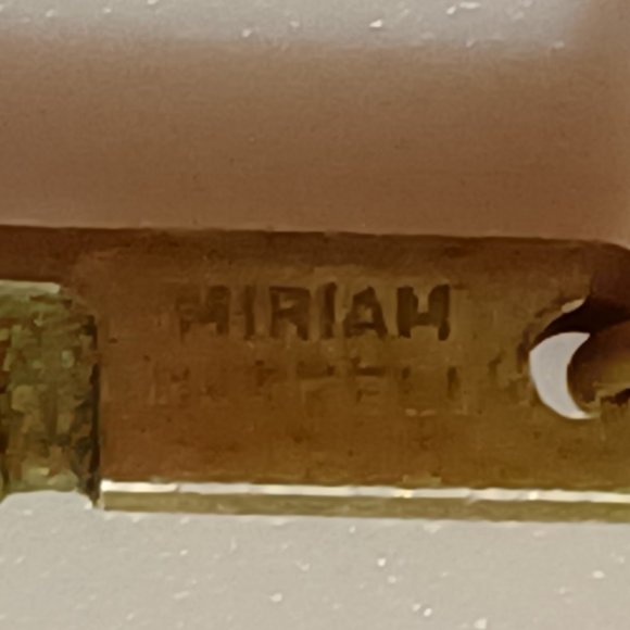 Vintage 1970s Miriam Haskell Vintage White Milk Glass Bead Necklace - Picture 4 of 5